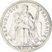 Moneta, Polinezja Francuska, Franc, 2001, Paris, FDC, MS(65-70), Aluminium