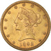 Moneta, USA, Coronet Head, $10, Eagle, 1892, U.S. Mint, San Francisco