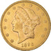 Moneda, Estados Unidos, $20, Double Eagle, 1896, Philadelphia, MBC+, Oro