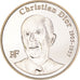 França, 1-1/2 Euro, Christian Dior, 2007, Paris, MS(65-70), Prata, KM:1488