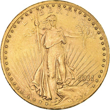 Munten, Verenigde Staten, Saint-Gaudens, $20, Double Eagle, 1911, Denver, PR