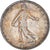 Moneta, Francja, Semeuse, 2 Francs, 1916, Paris, AU(55-58), Srebro, KM:845.1