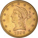 Moneta, Stati Uniti, Coronet Head, $10, Eagle, 1896, U.S. Mint, San Francisco