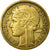 Moneda, Francia, Morlon, 2 Francs, 1935, BC+, Aluminio - bronce, KM:886