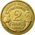 Moneda, Francia, Morlon, 2 Francs, 1935, BC+, Aluminio - bronce, KM:886