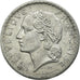 Moneda, Francia, Lavrillier, 5 Francs, 1948, Beaumont - Le Roger, MBC, Aluminio