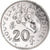 Moeda, Nova Caledónia, 20 Francs, 2001, Paris, MS(65-70), Níquel, KM:12