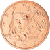 France, 2 Euro Cent, 1999, Paris, BU, MS(65-70), Copper Plated Steel, KM:1283