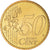 France, 50 Euro Cent, 2001, Paris, BU, MS(65-70), Brass, KM:1287