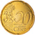 France, 20 Euro Cent, 2002, Paris, BU, MS(65-70), Brass, KM:1286