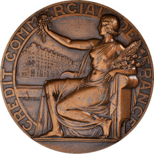 France, Medal, Crédit Commercial de France, Bank, 1960, Bazor, AU(50-53)