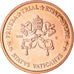 Watykan, medal, 5 C, Essai-Trial Siège Vacant, 2005, MS(65-70), Miedź