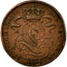 Moneda, Bélgica, Leopold II, Centime, 1902, BC+, Cobre, KM:34.1