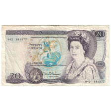 Banknote, Great Britain, 20 Pounds, 1991-1993, KM:384b, VG(8-10)