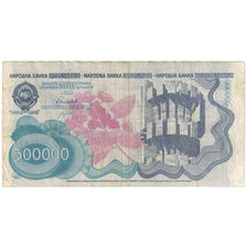 Nota, Jugoslávia, 500,000 Dinara, 1989, 1989-08-01, KM:98a, VF(20-25)