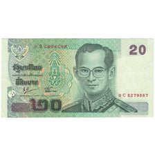 Banknot, Tajlandia, 20 Baht, Undated (2003), KM:109, UNC(65-70)