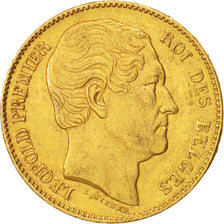 Belgio, Leopold I, 20 Francs, 20 Frank, 1865, SPL-, Oro, KM:23