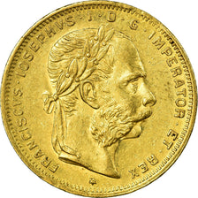 Moneta, Austria, Franz Joseph I, 8 Florins-20 Francs, 1889, SPL-, Oro, KM:2269