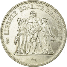 Coin, France, Hercule, 50 Francs, 1974, AU(55-58), Silver, KM:941.2