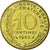 Moneta, Francja, Marianne, 10 Centimes, 1983, Paris, MS(65-70), Aluminium-Brąz