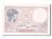 Banknot, Francja, 5 Francs, Violet, 1928, AU(55-58), Fayette:3.12, KM:72d