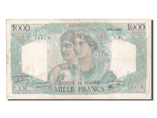 Banknote, France, 1000 Francs, 1 000 F 1945-1950 ''Minerve et Hercule'', 1945