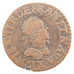 Monnaie, France, Louis XIII, Double tournois, buste laurée et cuirassé, Double