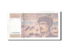 Biljet, Frankrijk, 20 Francs, 20 F 1980-1997 ''Debussy'', 1997, 1997, SUP+