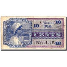 Stati Uniti, 10 Cents, Undated (1968), KM:M65a, MB+