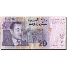 Banknote, Morocco, 20 Dirhams, 2005, 2005, KM:68, EF(40-45)