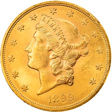 Monnaie, États-Unis, Liberty Head, $20, Double Eagle, 1899, U.S. Mint