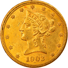 Moeda, Estados Unidos da América, Coronet Head, $10, Eagle, 1903, U.S. Mint