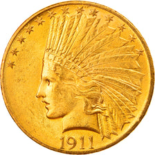 Moeda, Estados Unidos da América, Indian Head, $10, Eagle, 1911, U.S. Mint