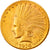 Coin, United States, Indian Head, $10, Eagle, 1914, Denver, AU(55-58), Gold