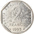 Münze, Frankreich, Jean Moulin, 2 Francs, 1993, VZ, Nickel, KM:1062