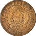 Monnaie, Argentine, 2 Centavos, 1891, TB, Bronze, KM:33