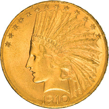 Moneta, Stati Uniti, Indian Head, $10, Eagle, 1910, U.S. Mint, Denver, SPL-