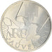 France, 10 Euro, Auvergne, 2010, Paris, MS(64), Silver, KM:1646