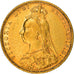 Coin, Great Britain, Victoria, Sovereign, 1892, Melbourne, Souverain, AU(50-53)