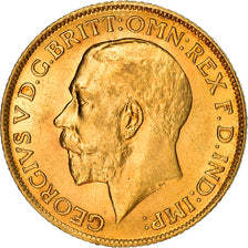 Moneda, Gran Bretaña, George V, Sovereign, 1912, London, Souverain, EBC, Oro