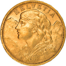 Münze, Schweiz, 20 Francs, 1898, Bern, VZ+, Gold, KM:35.1