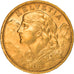 Moneta, Svizzera, 20 Francs, 1898, Bern, SPL, Oro, KM:35.1