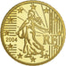 France, 50 Euro Cent, 2004, Paris, Proof / BE, MS(65-70), Brass, KM:1287