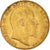 Moneda, Gran Bretaña, Edward VII, Souverain, Sovereign, 1910, MBC+, Oro, KM:805