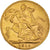 Moneda, Gran Bretaña, Edward VII, Souverain, Sovereign, 1910, MBC+, Oro, KM:805