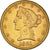 Moneta, USA, Coronet Head, $5, Half Eagle, 1881, U.S. Mint, Philadelphia