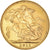 Moneda, Gran Bretaña, George V, Sovereign, 1911, Souverain, SC, Oro, KM:820