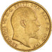 Coin, Great Britain, Edward VII, Sovereign, 1902, Souverain, AU(50-53), Gold