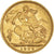 Coin, Great Britain, Edward VII, Sovereign, 1902, Souverain, AU(50-53), Gold