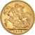 Coin, Great Britain, Edward VII, Sovereign, 1908, Souverain, AU(55-58), Gold